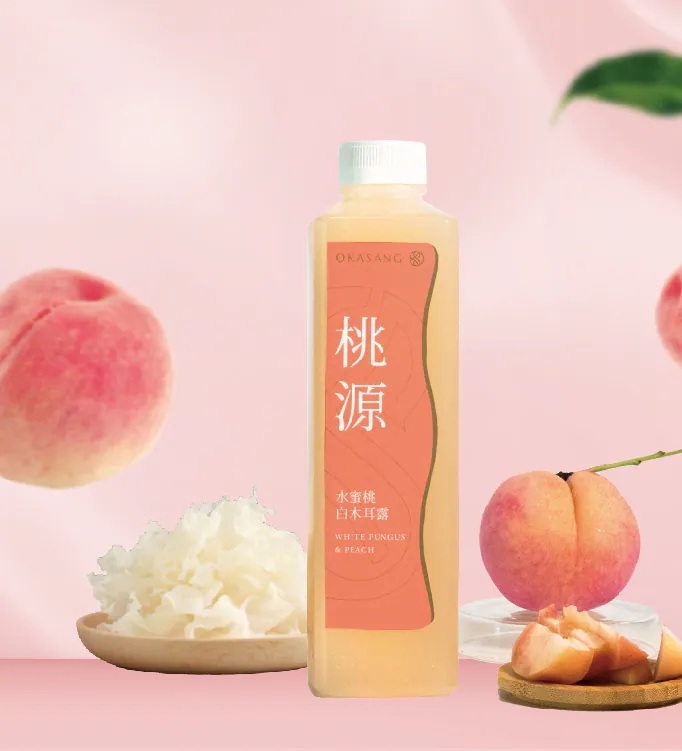 White fungus & Peach, , large