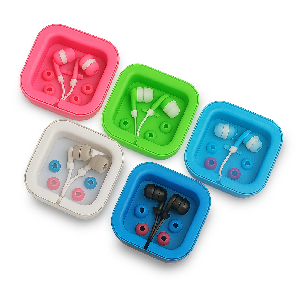 Pack of 5 ER3 Serene Soundscape Wired 3.5mm Stereo Earphones (Random Color), 顏色隨機出貨, large