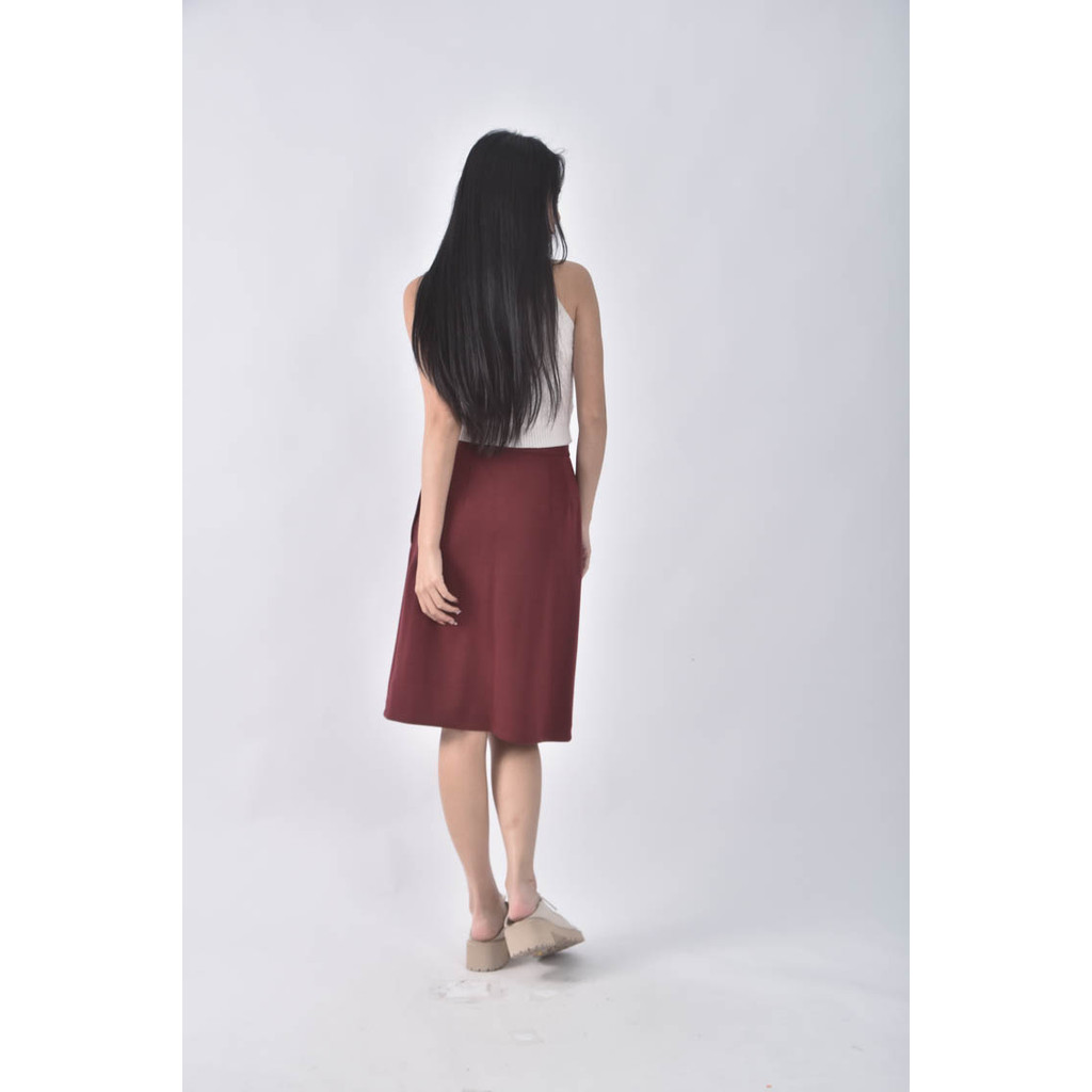 (S) 合身紅色長裙二手衣, , large