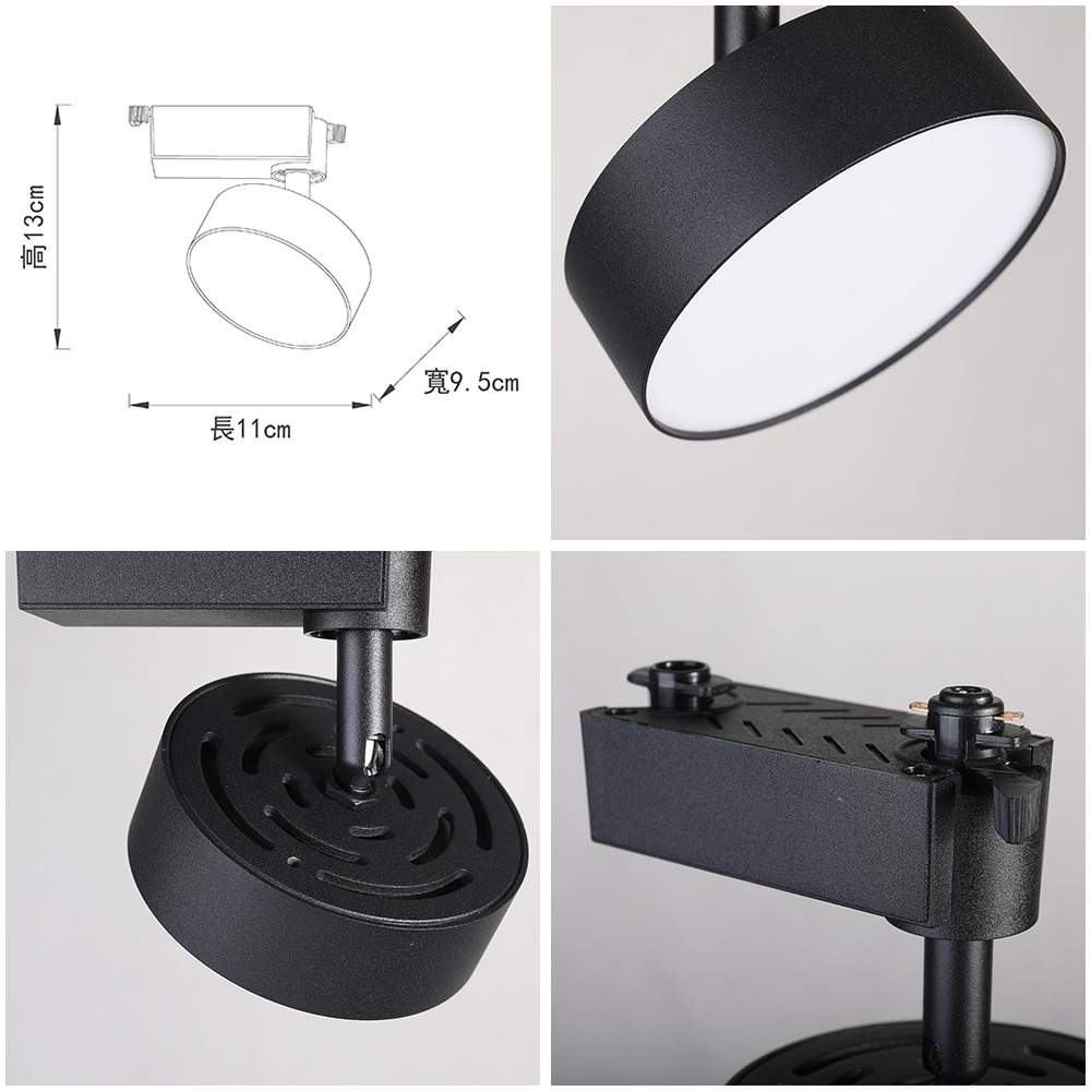 【卡米達】15W LED 軌道燈 黃光(CA1918BK-3000K), , large