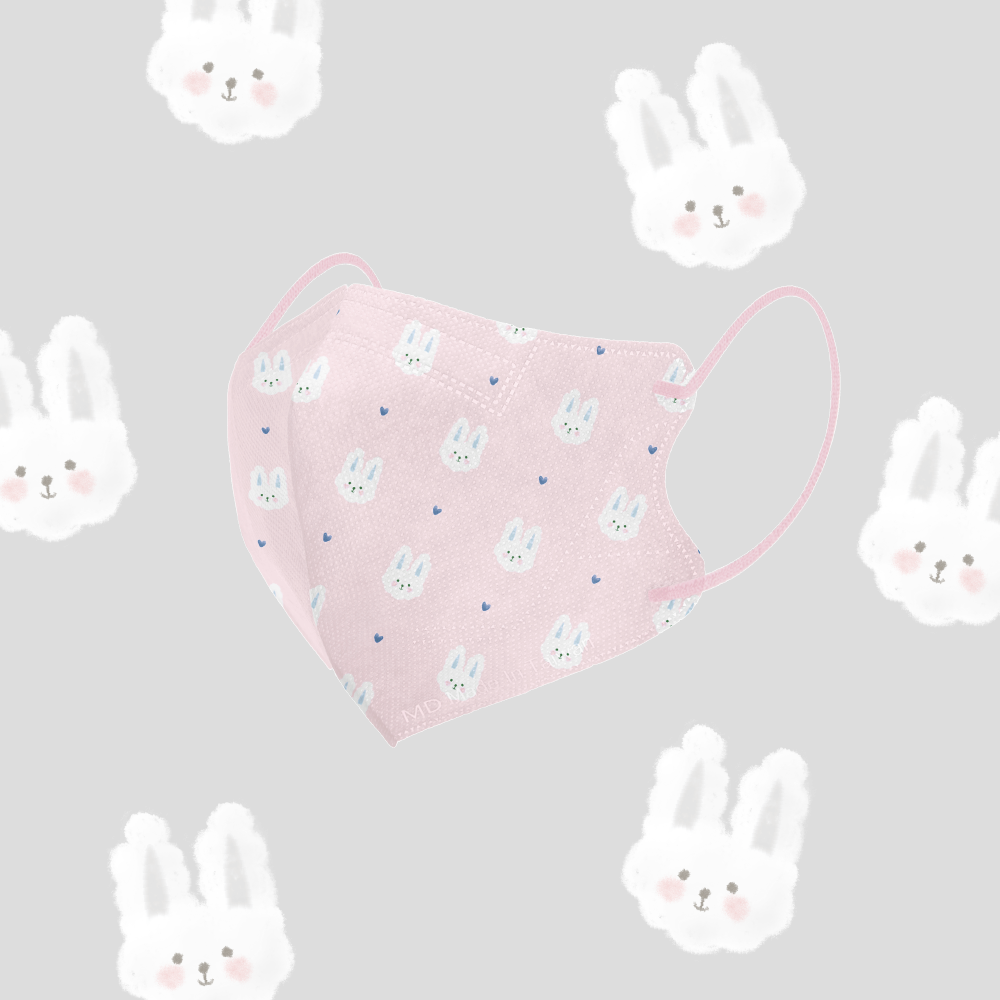 [CHENYU辰昱] 兒童3D透氣醫療口罩 Fluffy系列 30入單片包裝｜小童3-7Y 邦妮兔兔