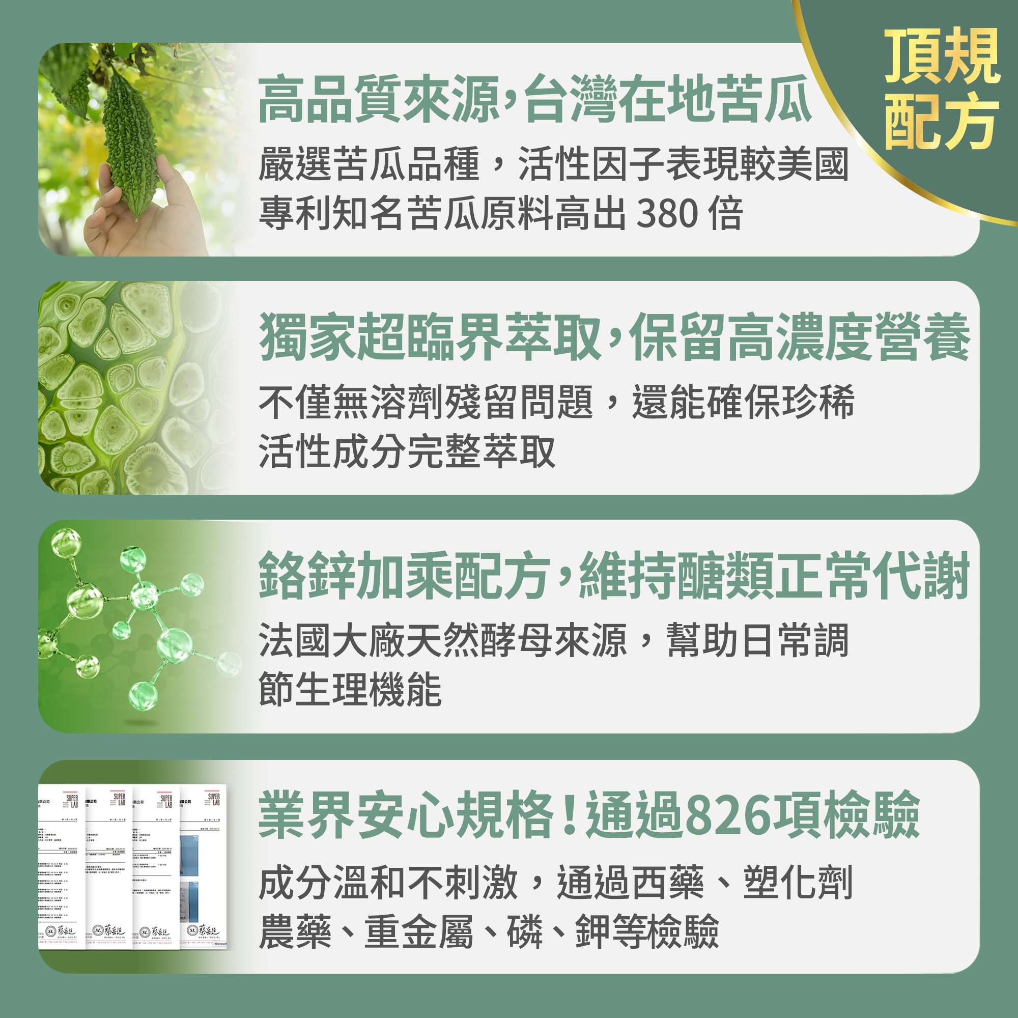 【FJ豐傑生醫】專利苦瓜胜肽-30顆/袋(鉻鋅維持醣類正常代謝ｘ促進新陳代謝), , large