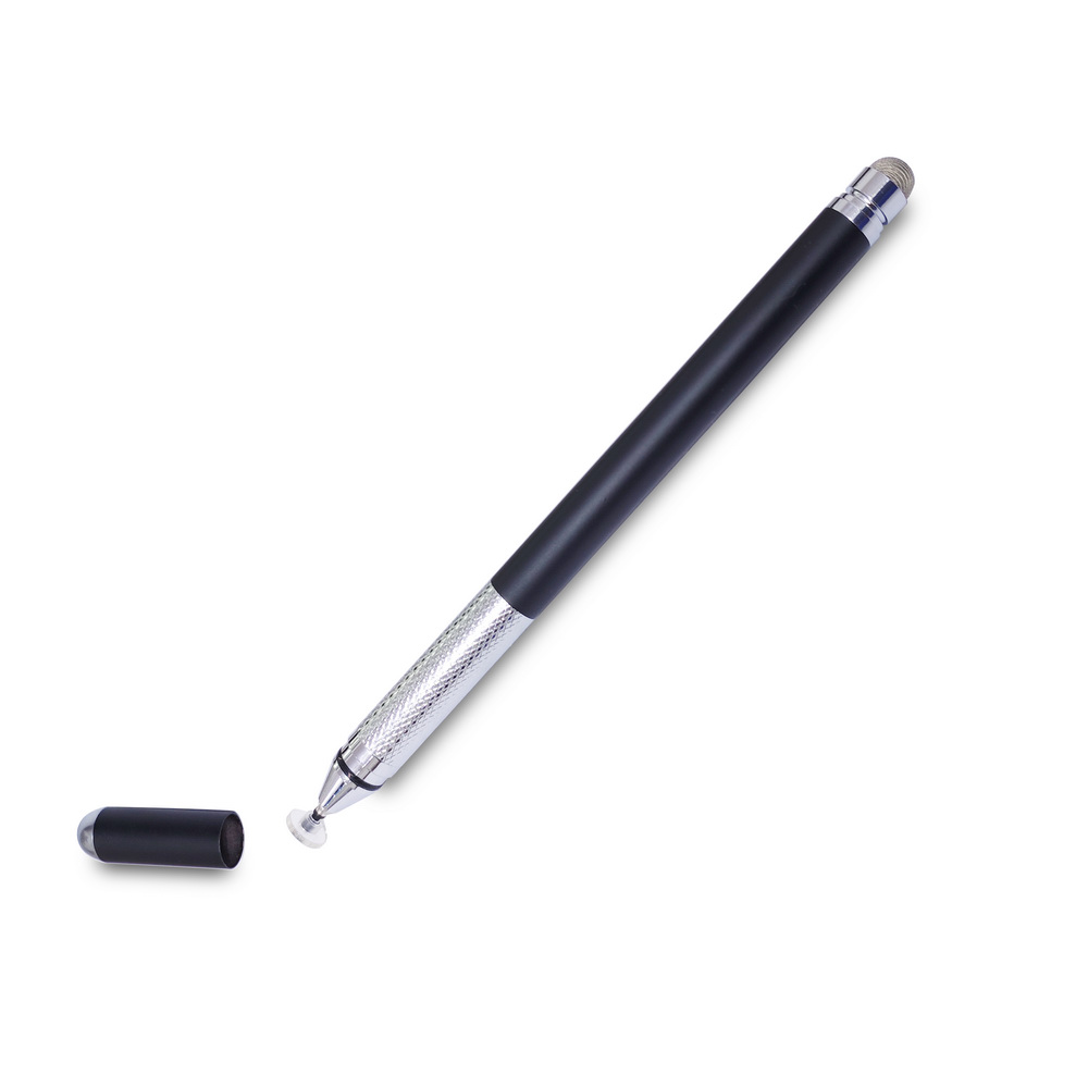 [eFocusPrestige Black]DP22Dual-Head Disc Mesh Fine Stylus Pen