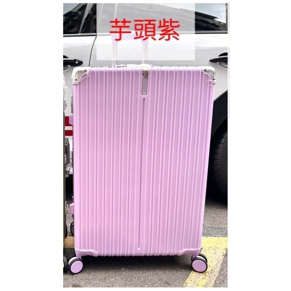 ~雪黛屋~BATOLON 20.25.29吋行李箱隱藏外掛鈎防盜鋁框PC+ABS髮絲紋雙海關鎖360度旋鋁金W2416, , large