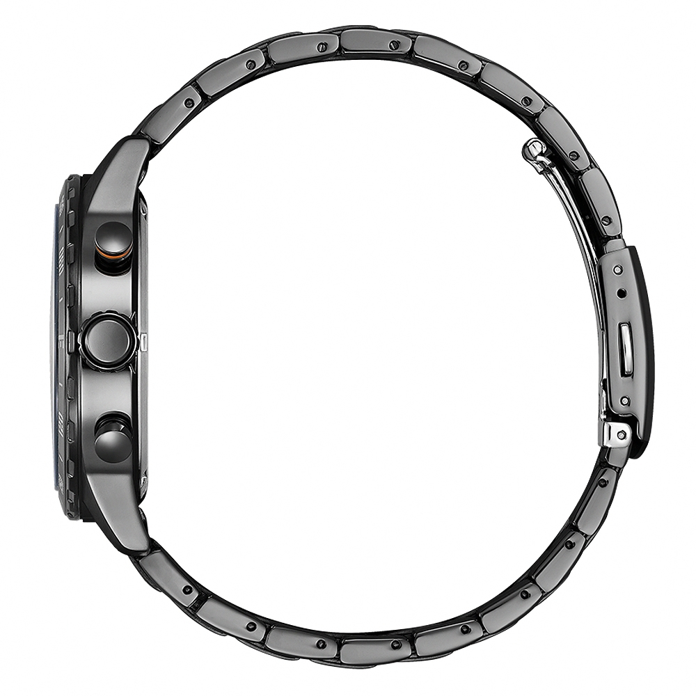 CITIZEN 星辰 光動能計時手錶-綠 AT2527-80X, , large