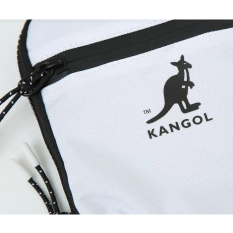 ~雪黛屋~KANGOL 斜背包超小容量進口防水尼龍布扁型設計可肩背斜側L6055302700, , large