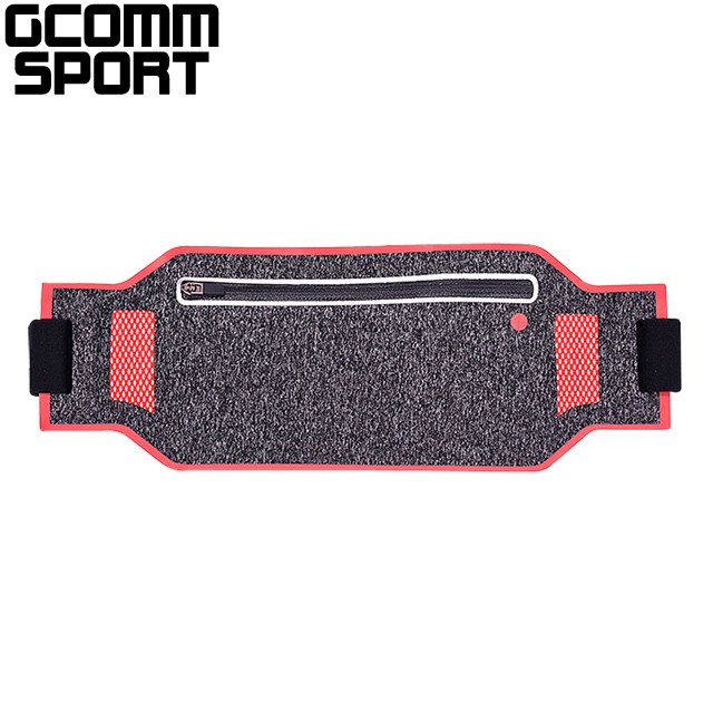 GCOMM SPORT  萊卡輕薄貼身防汗水音樂腰包 歡樂紅, , large