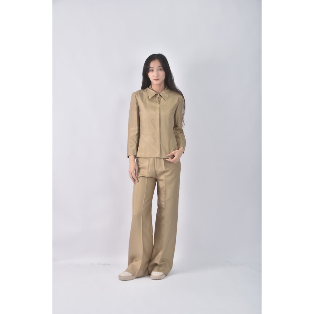 (M) sportmax寬鬆黃色套裝二手衣, , large