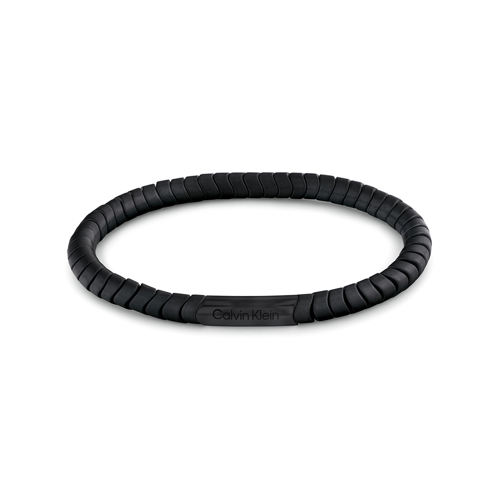 Calvin Klein CK 赤鐵礦珠簡約男士手鍊 618送禮推薦 35100052, , large