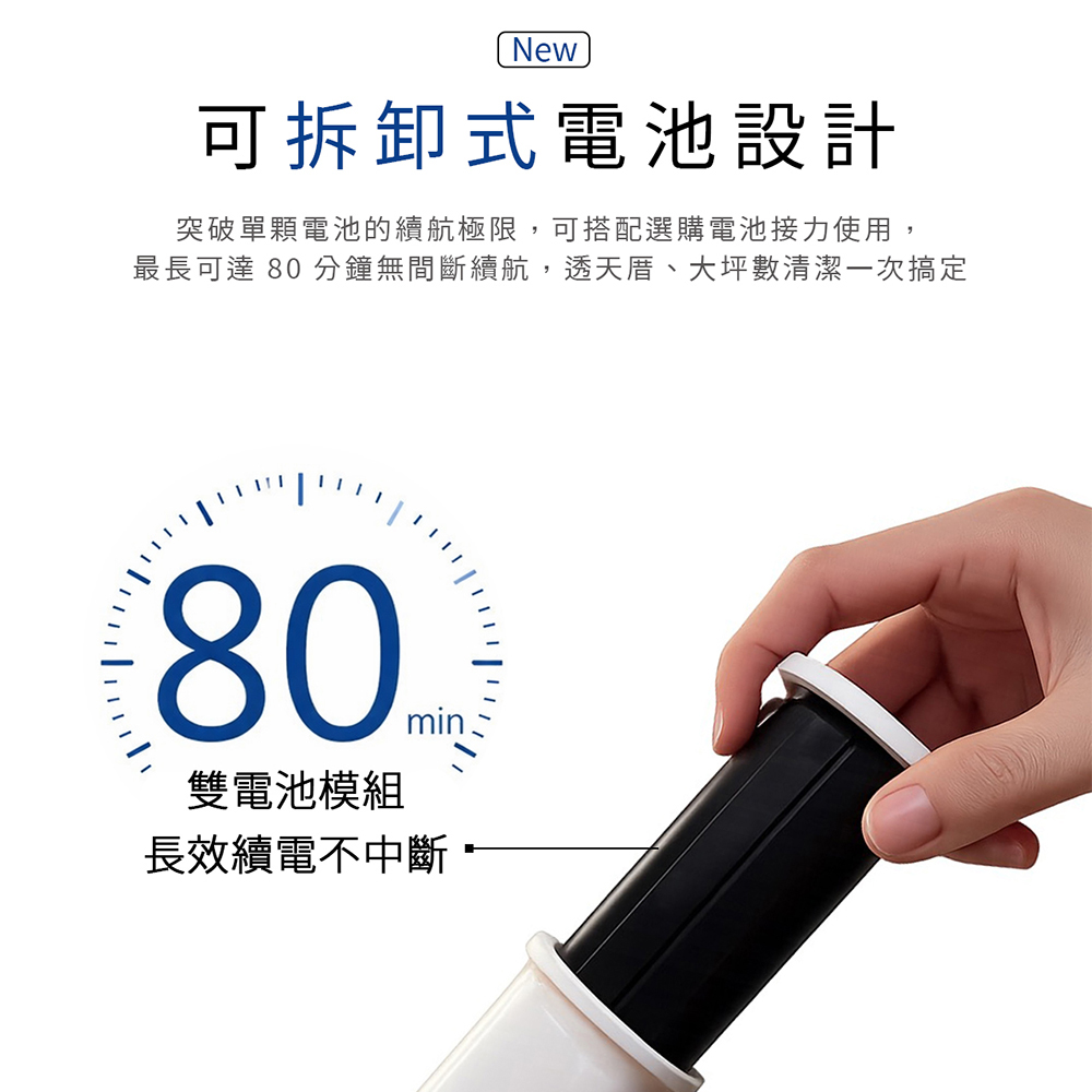 【Yates亞堤斯】雙電池旗艦版｜台製CV-X1二代 發明專利 智慧氣旋無線吸塵器 手持式吸塵器 可拆卸電池 超強吸力, , large