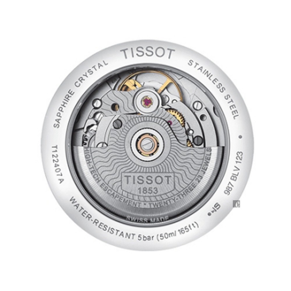TISSOT天梭 Carson 經典機械錶-40mm  T1224072203101, , large