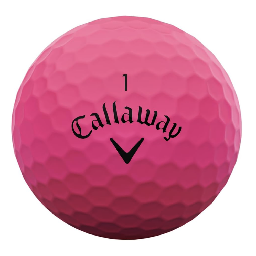 Callaway 高爾夫球 Supersoft 2025 12球/盒 粉色, , large