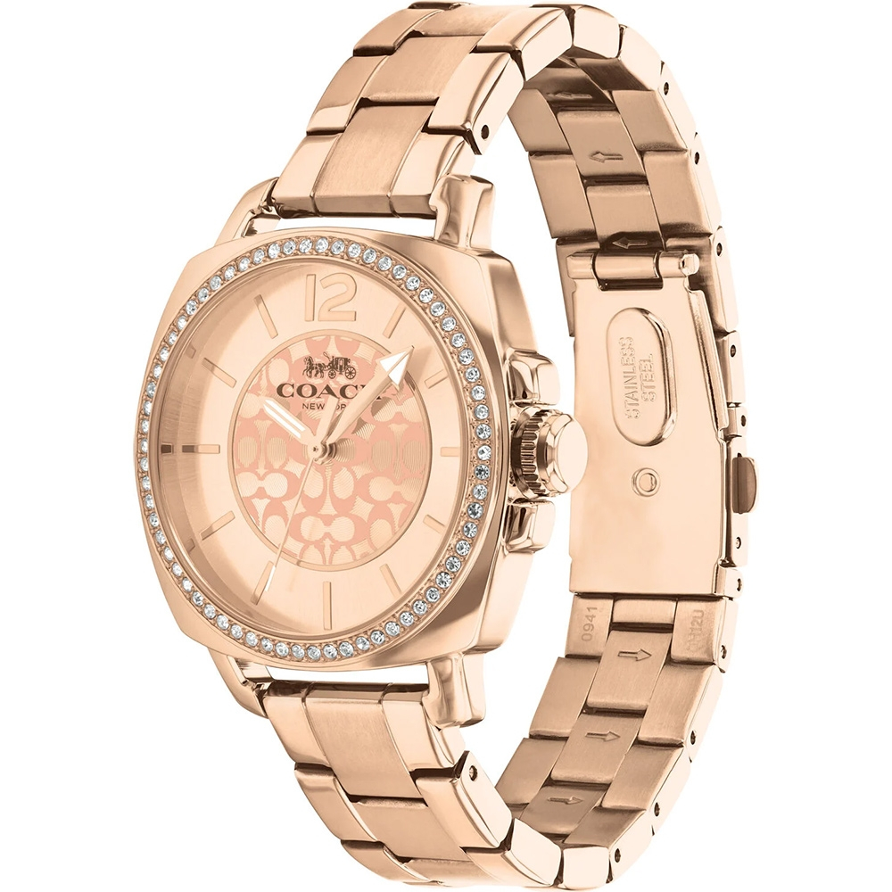 COACH 方圓C字水晶女錶-34mm CO14503142, , large