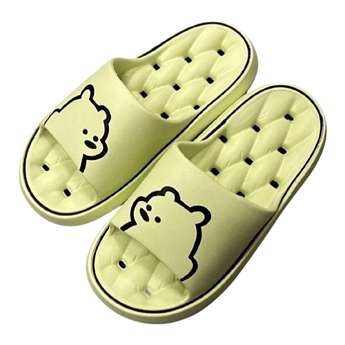 [e shoe store] Jiajia drainage slippers bathroom slippers purple 24.5CM, , large