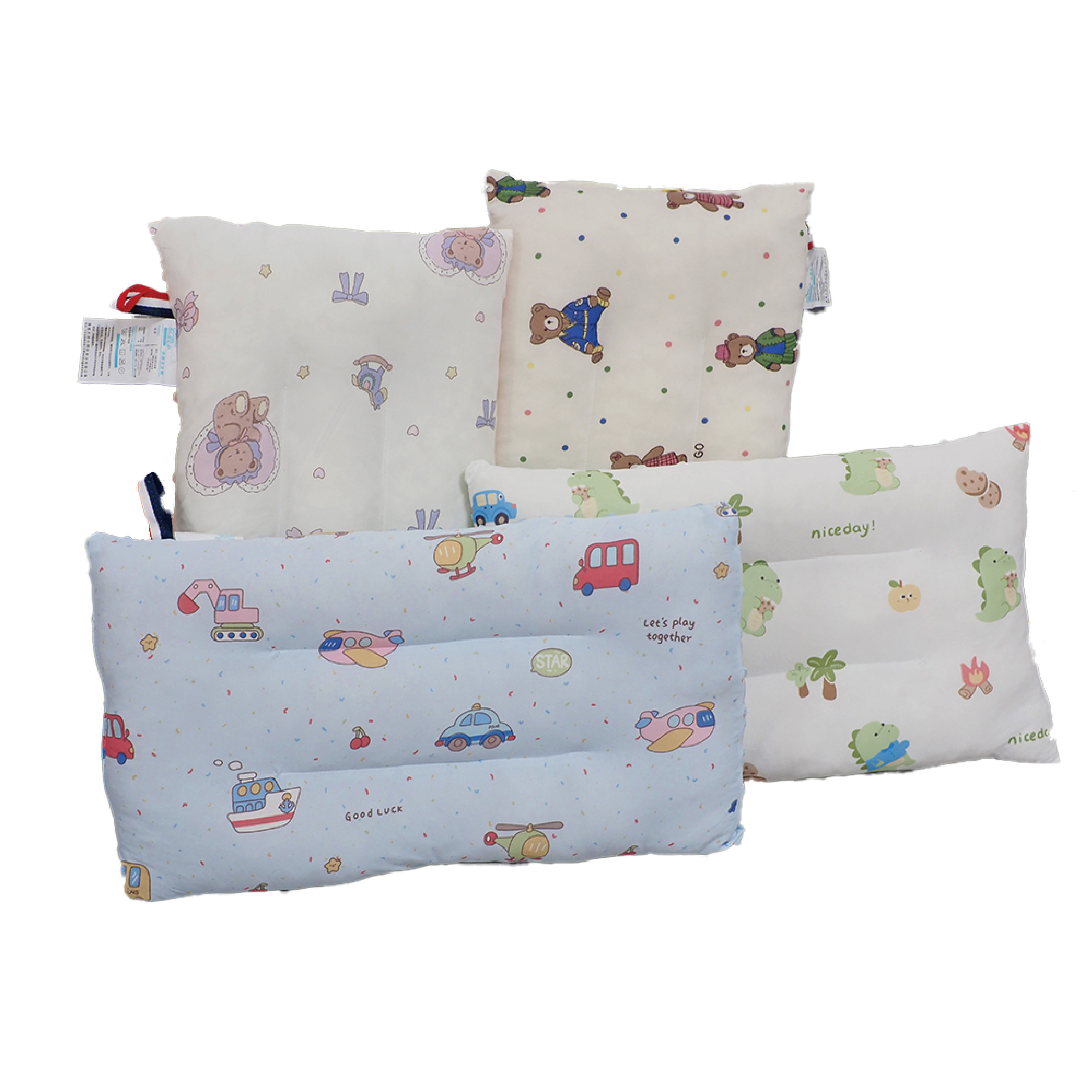 [ Pure Sleep純好眠 ] 甜甜入夢豆豆安撫枕-買１送１(女孩款), , large