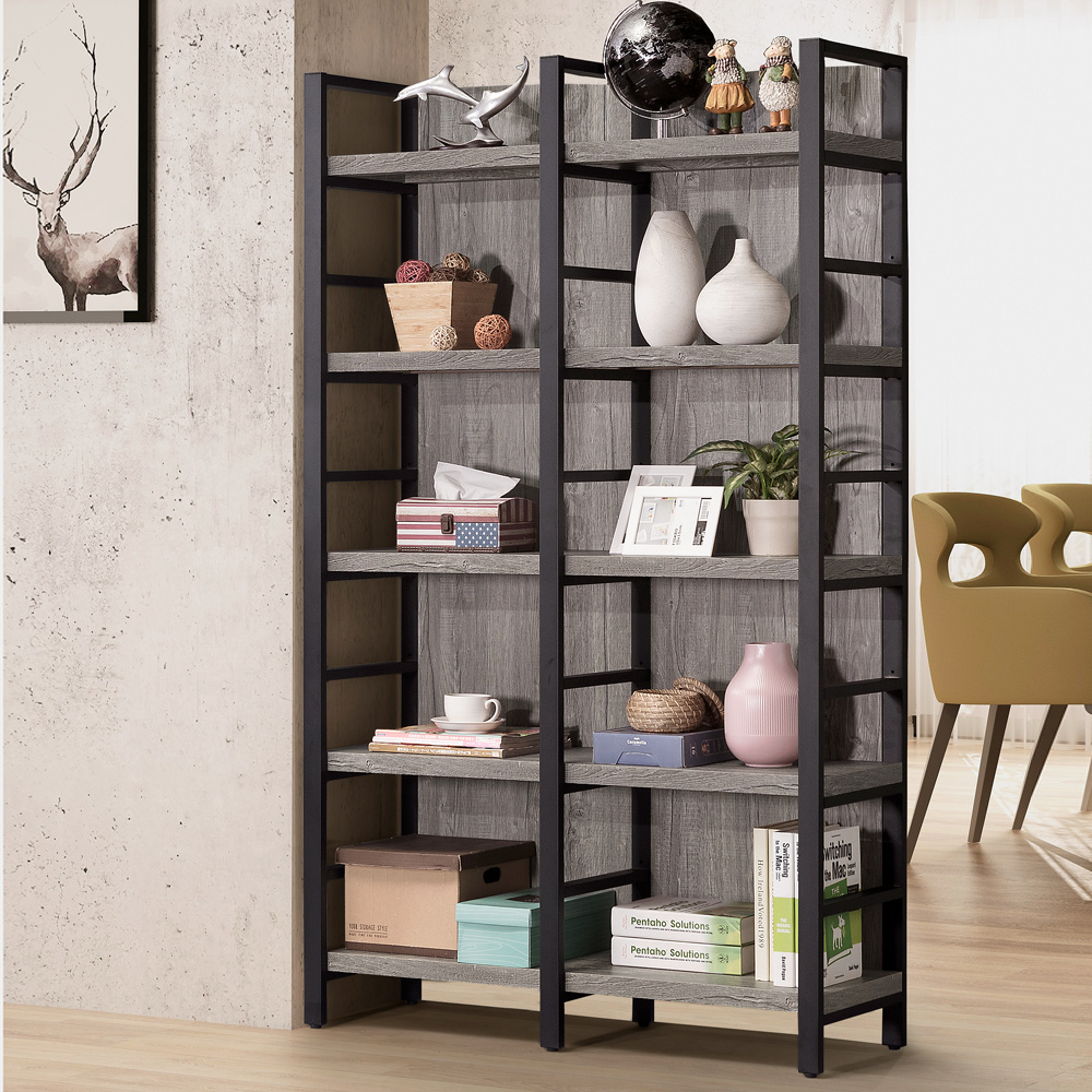 【Homelike】喜家居工業風屏風置物架(1956), , large