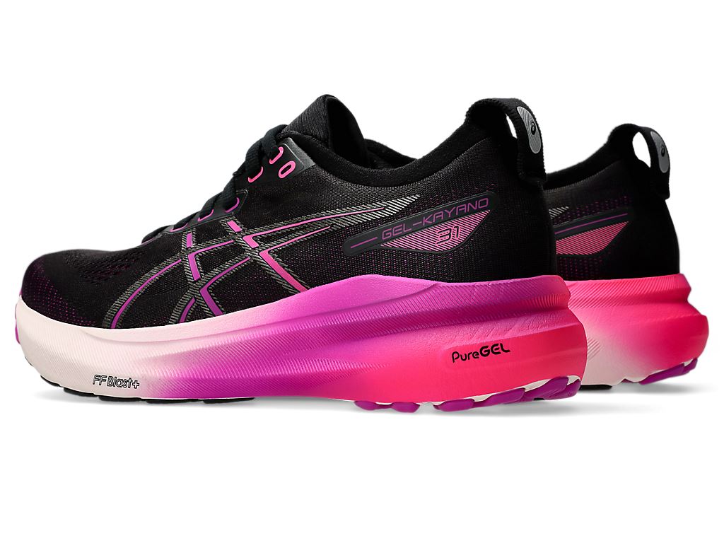 [秉宸] ASICS GEL-KAYANO 31 女慢跑鞋 黑粉 1012B670-003, , large