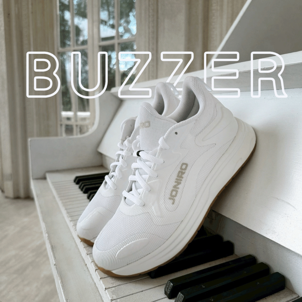 【JONIRO】台灣製 Buzzer 女鞋 百搭小白鞋 運動休閒鞋 白色經典復古款, , large
