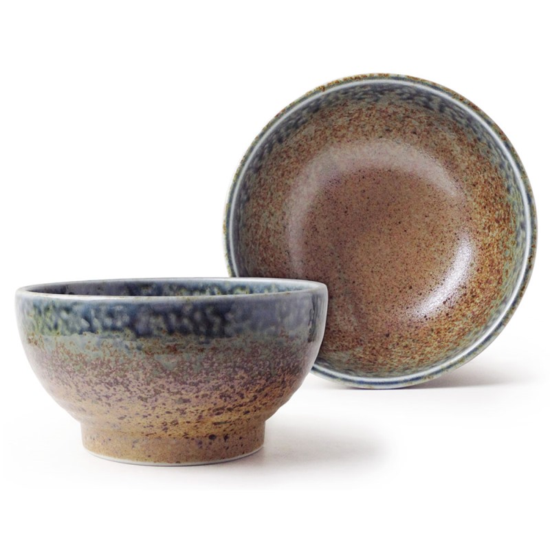 [豐名日本餐具] 5.5釜上井 棕藍 / H5-55KMB, , large