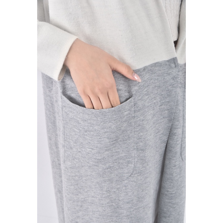 (M) moma質感羊毛跳色灰色外套二手衣, , large