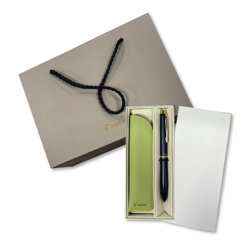 PILOT 百樂 eterline 輕油筆 0.7mm 禮盒 /組 BEL-17  (筆+筆套+禮盒+禮袋), , large