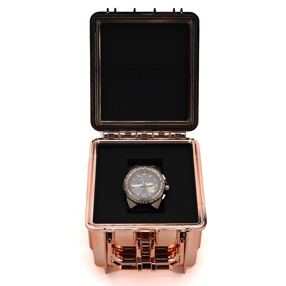 CITIZEN 星辰 Promaster 35週年限量航空光動能電波錶手錶 JY8146-54E, , large