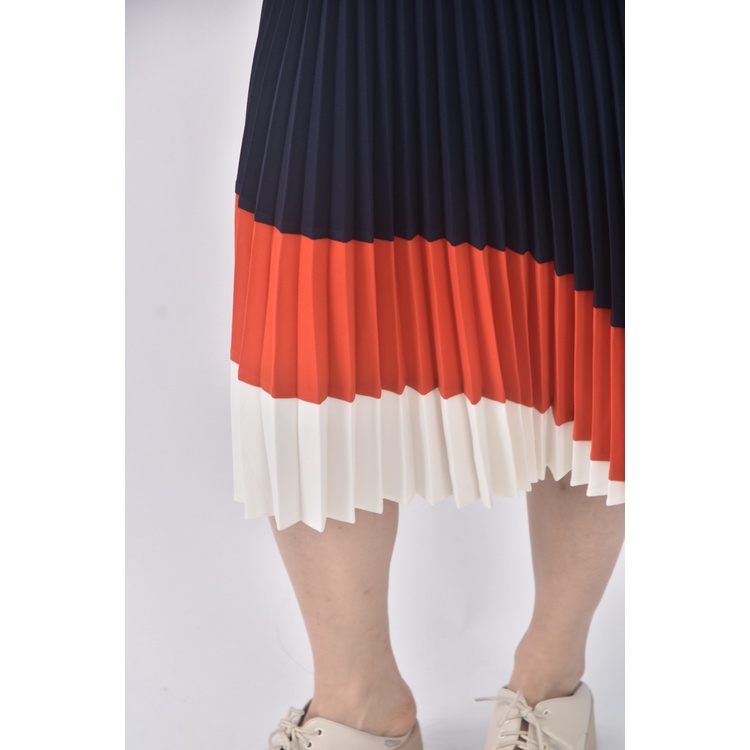 (XL) nautica百褶藍色長裙二手衣, , large