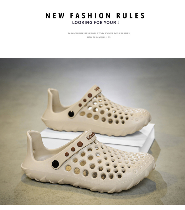 【CITY STAR】New Summer Men's Non-Slip Soft-Soled Outdoor Clogs, , large