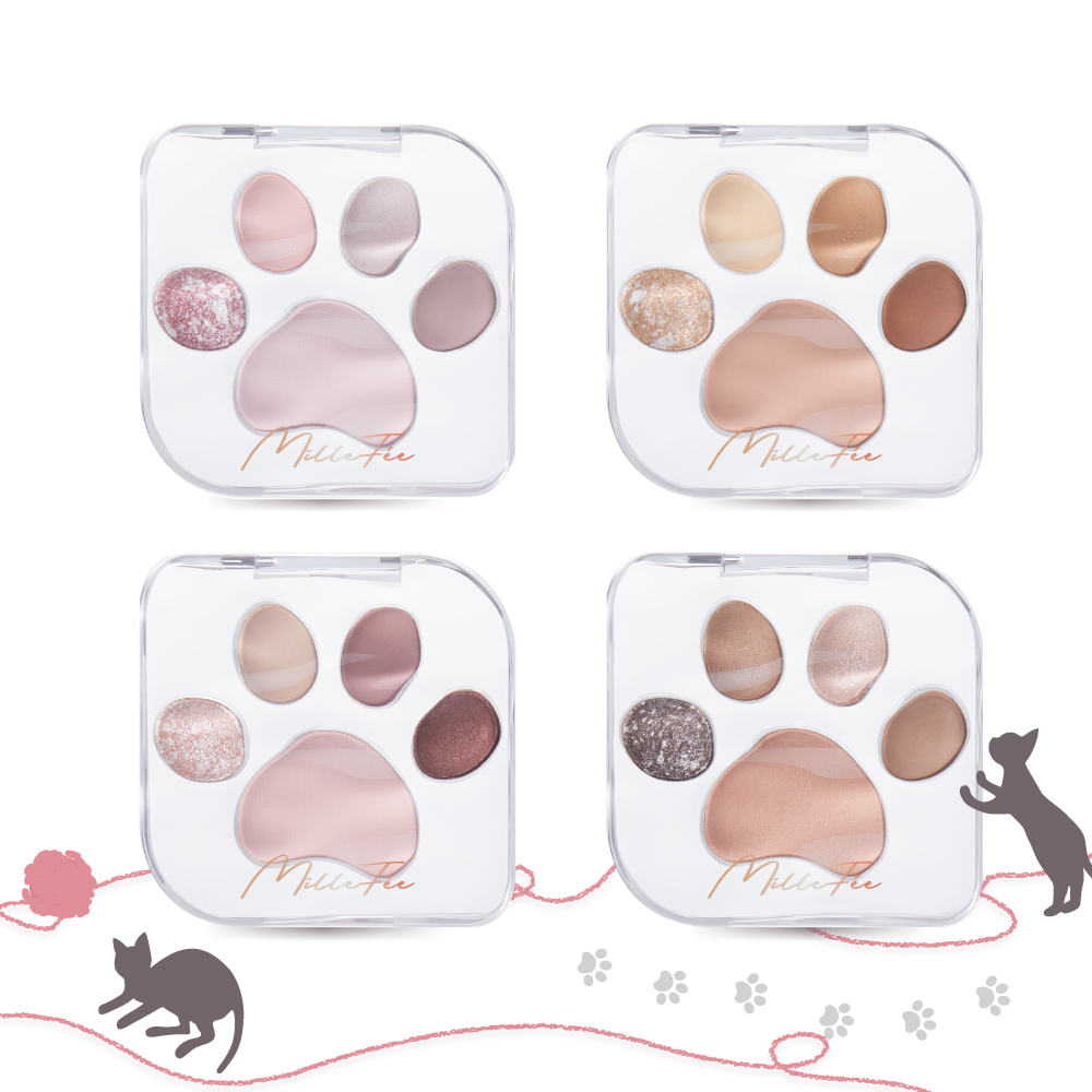 【千康購物網】MilleFée 喵爪眼影盤-01撒嬌布偶, , large