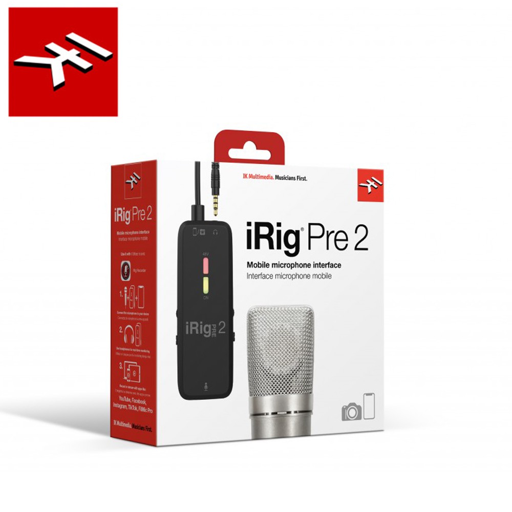 IK Multimedia iRig Pre 2 行動錄音介面【敦煌樂器】, , large