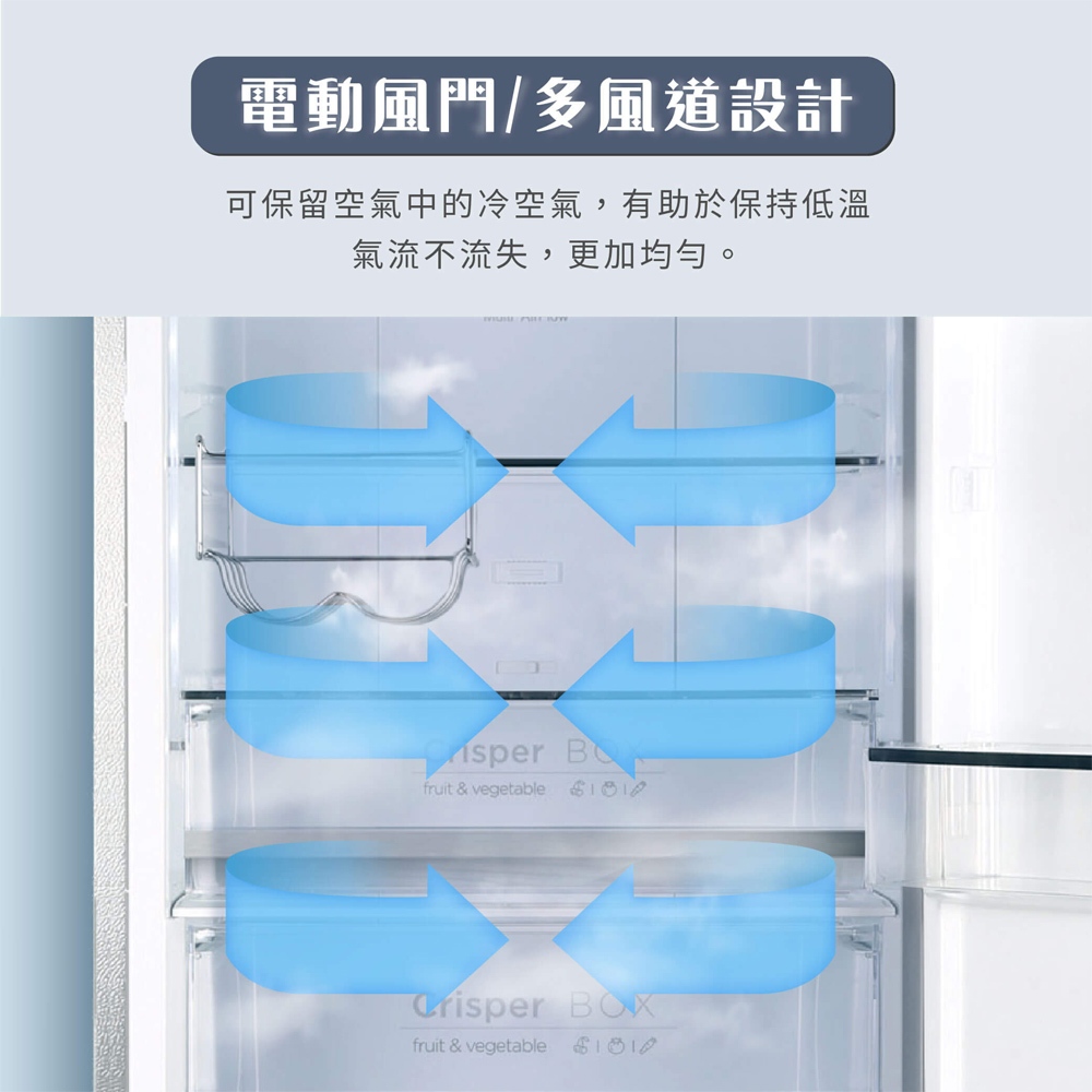 HERAN 325L Inverter Double Door Refrigerator Top Freezer Left-Right Opening HRE-B3361UV, , large