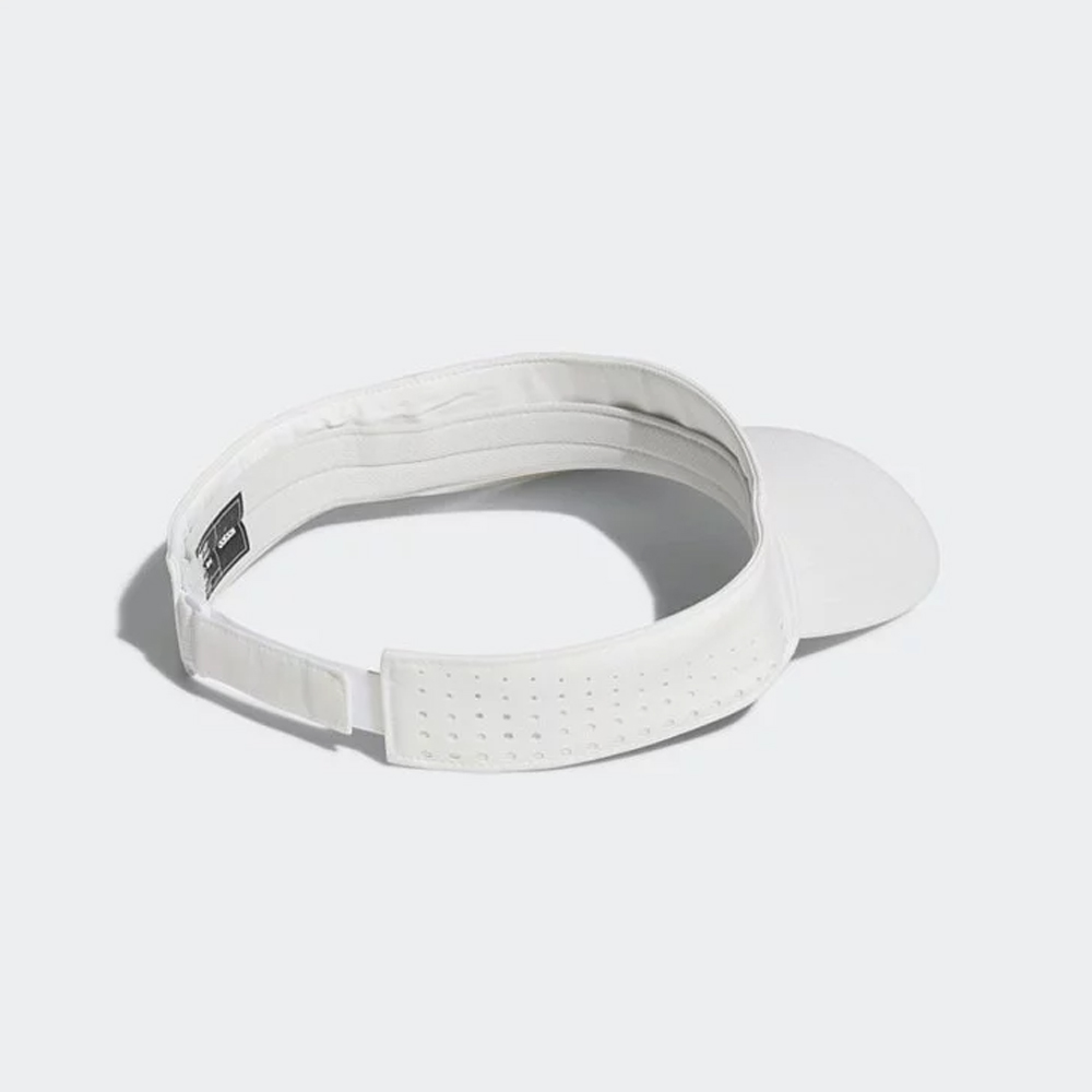 Adidas 高爾夫球帽 中空帽 白色(男款) 金屬 LOGO 設計, , large