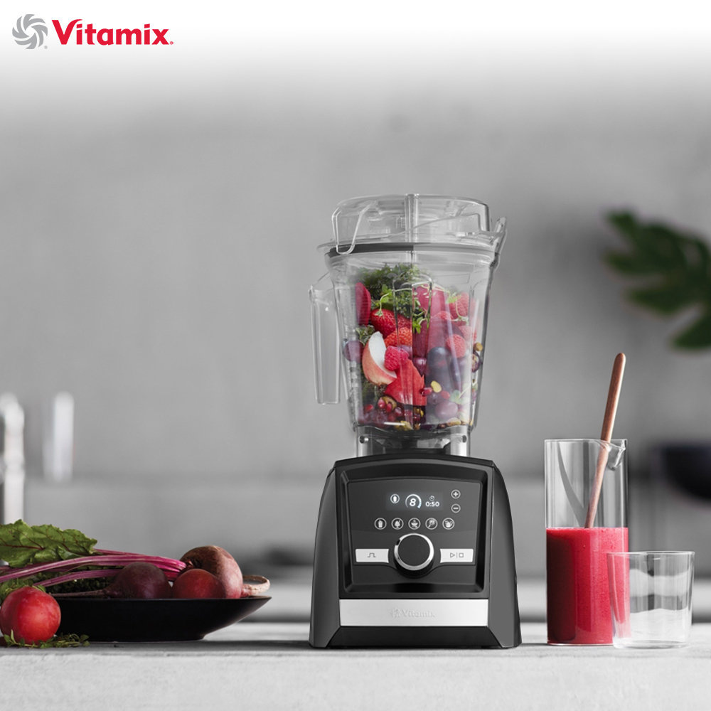 【美國Vitamix】Ascent領航者全食物調理機 智能x果汁機 尊爵級-A3500i-曜石黑(官方公司貨)-陳月卿推薦, , large