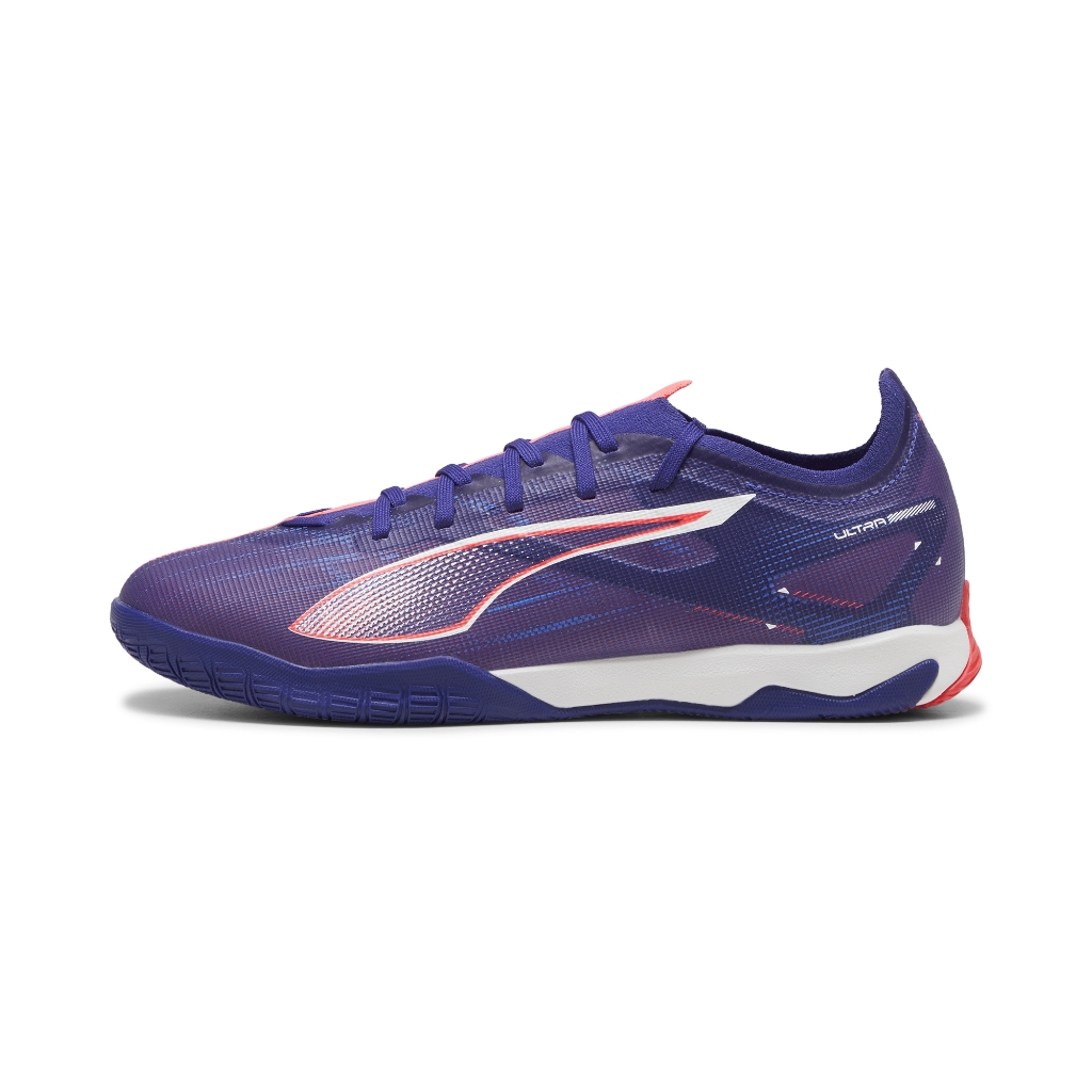 [秉宸] PUMA ULTRA 5 MATCH IT 成人平底足球鞋 藍粉 室內足球 10789501, , large