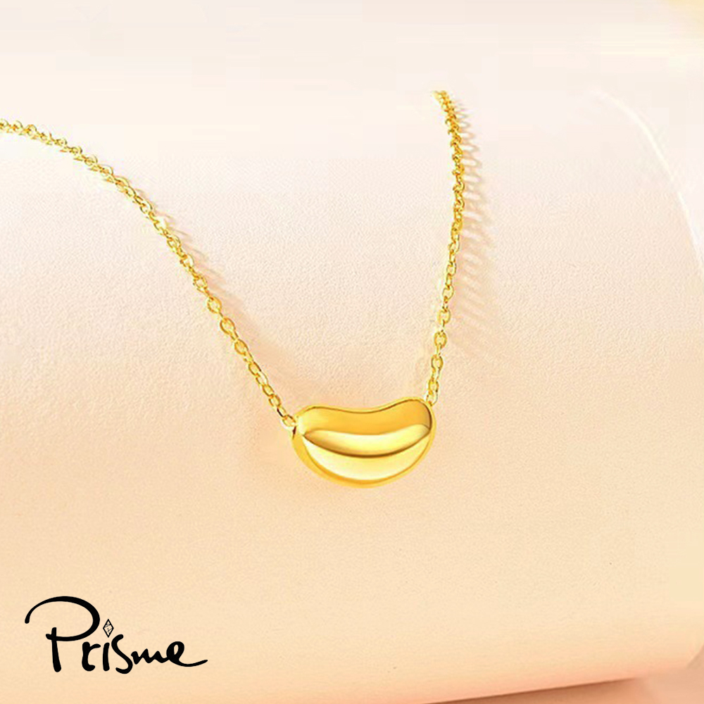 【Prisme Gold】黃金項鍊 相思豆 豆子 項鍊 (金重：約0.02錢±0.01), , large