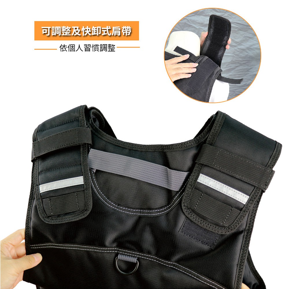 【Niche 樂奇】 戰術工具背心 Molle工作背心 可調整防水反光背心 TL-6201 適用於建築電工水管工維修員＿, , large