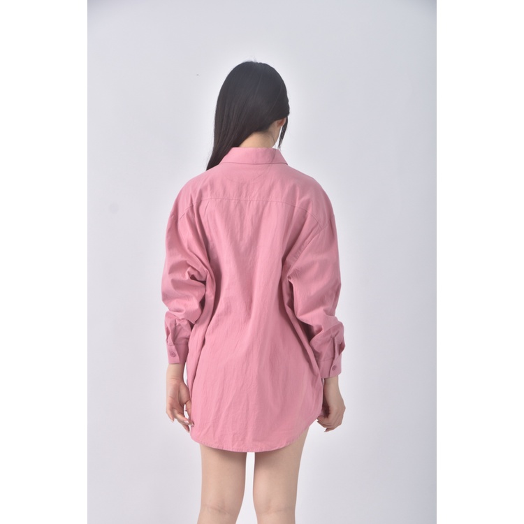 (S) legusta棉質排扣粉色套裝二手衣, , large