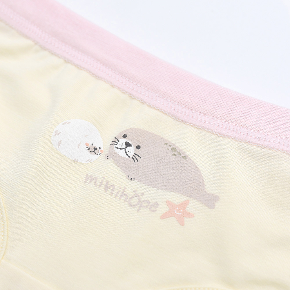 女童三角褲-溫柔對話的海豹, , large