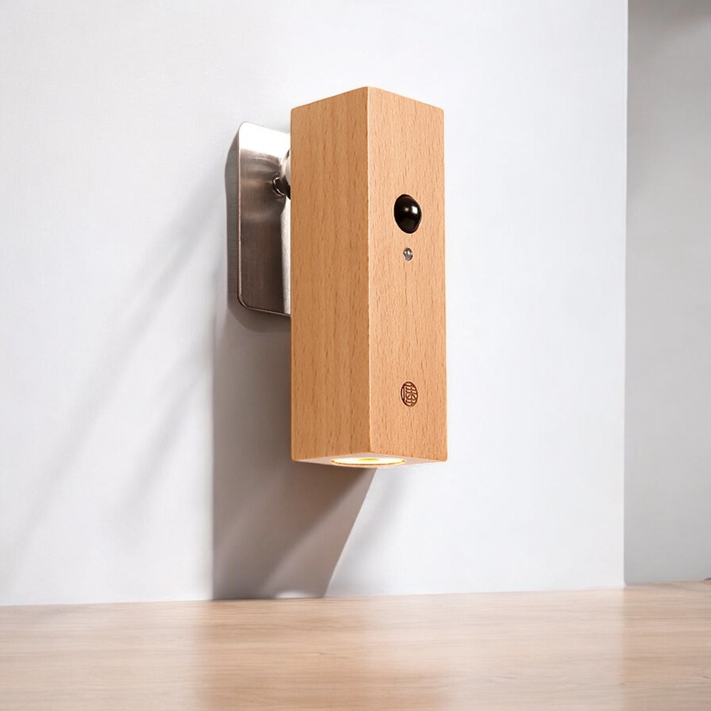wood-grain-rotating-light-sensor-magnetic-wall-lamp