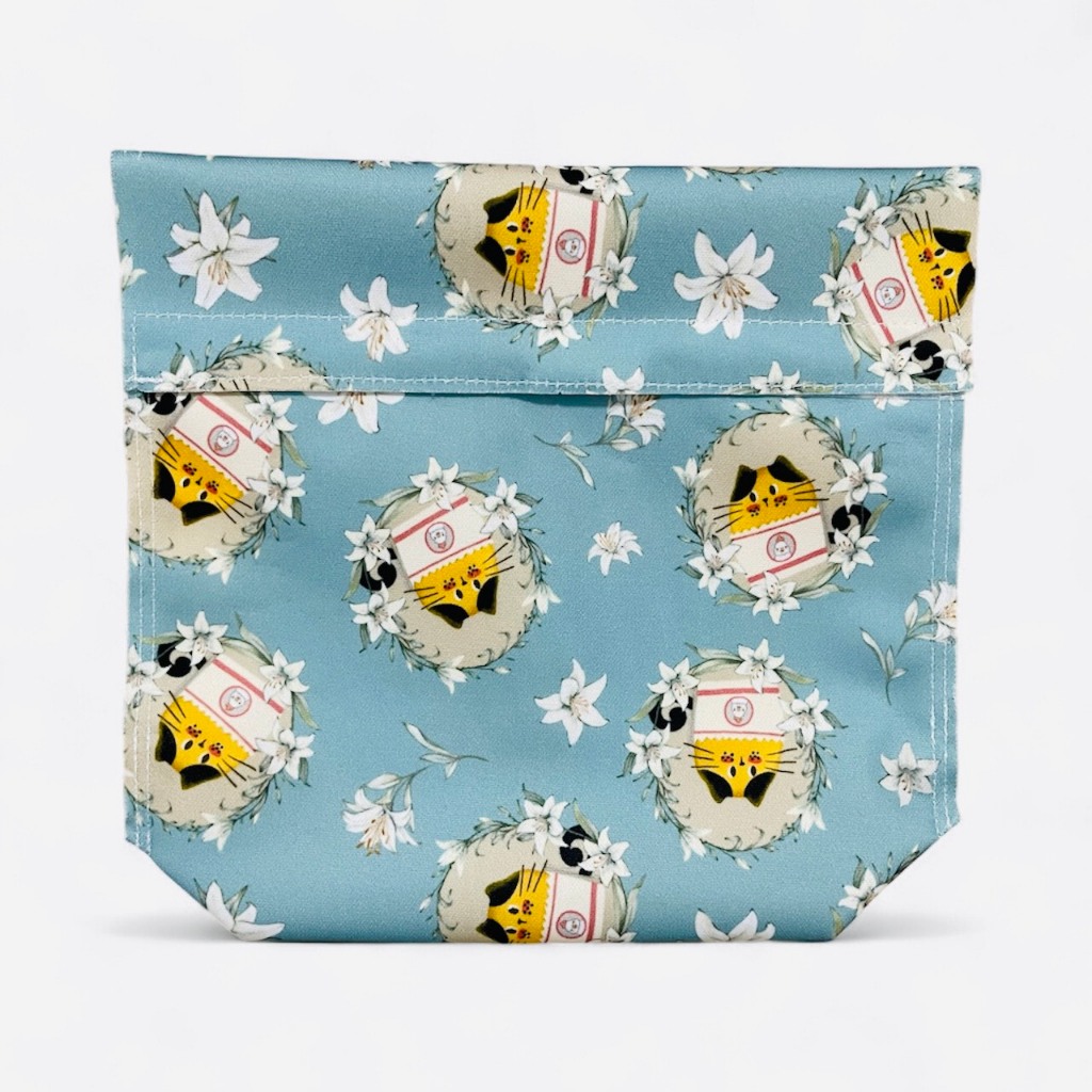 Cat series Reusable Sandwich bag ( silicone cloth)