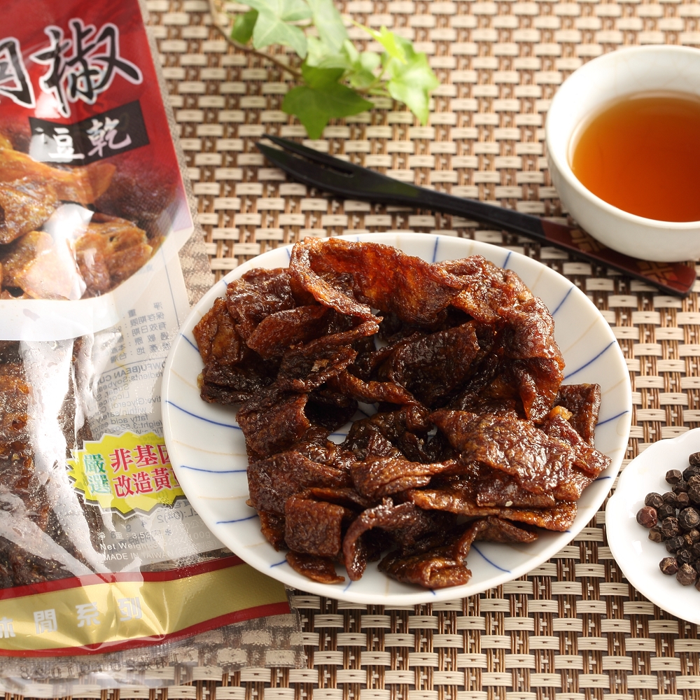 【德昌】非基改黑胡椒豆干12包(100g/包)免運, , large