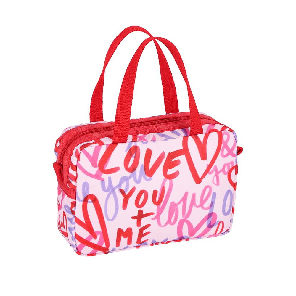 |快速出貨|Lesportsac Micro Bag 輕便小手提包/ 愛情便條手繪風, , large