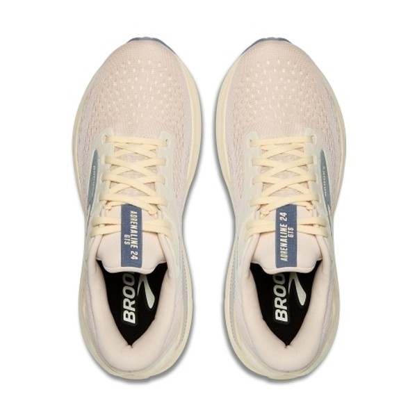 Brooks Adrenaline Gts 24 女 慢跑鞋 彈力 支撐 緩震 米 藍 [1204261B177], , large
