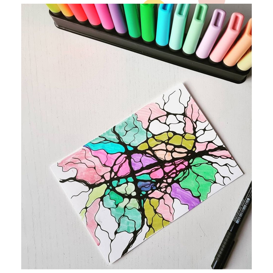 【德國天鵝STABILO】BOSS ORIGINAL Pastel 波士馬卡龍色經典螢光筆 15色桌上展示組馬卡龍色(ST7015-02-5), , large