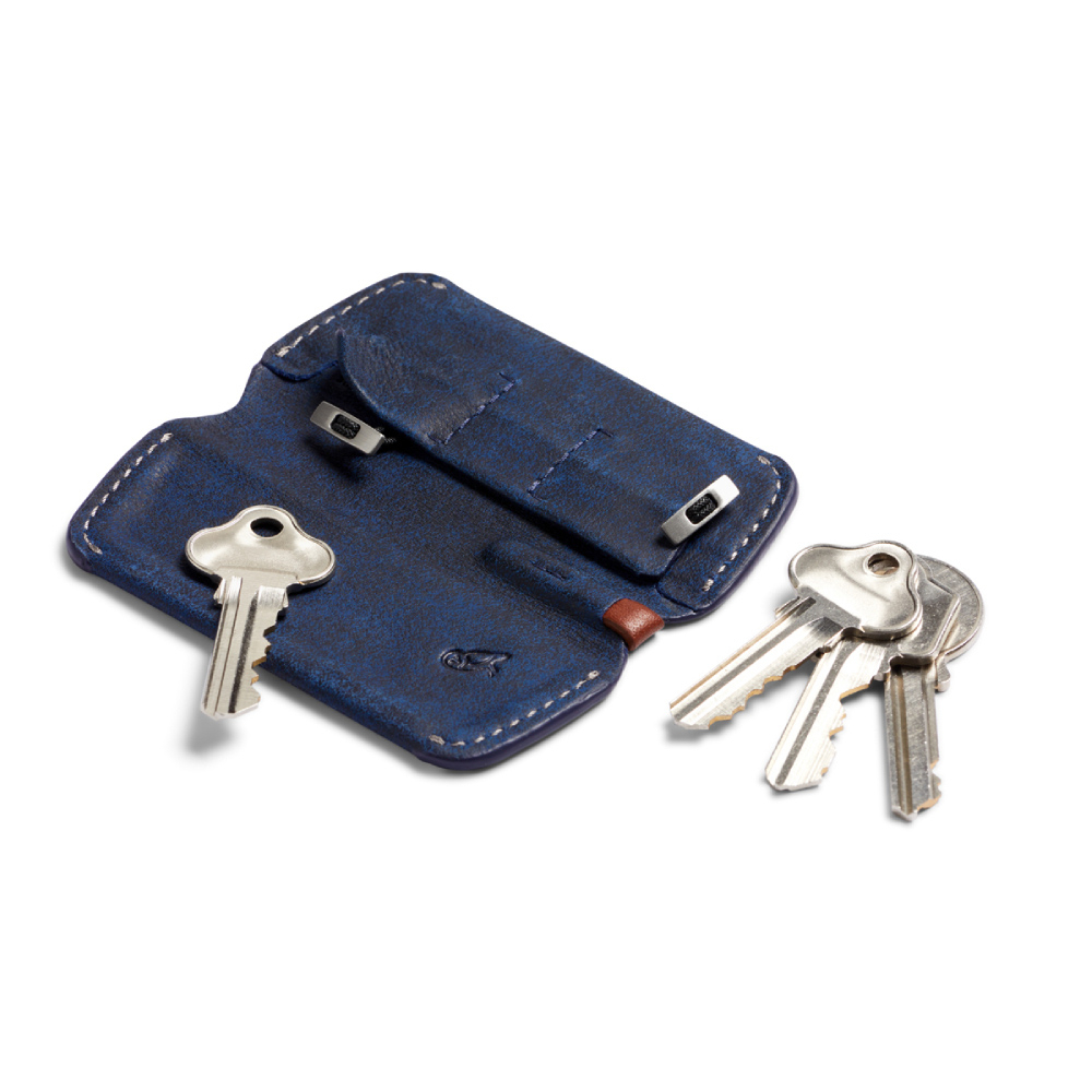 |快速出貨|Bellroy 鑰匙包 鑰匙圈 優質皮革材質-深海藍, , large