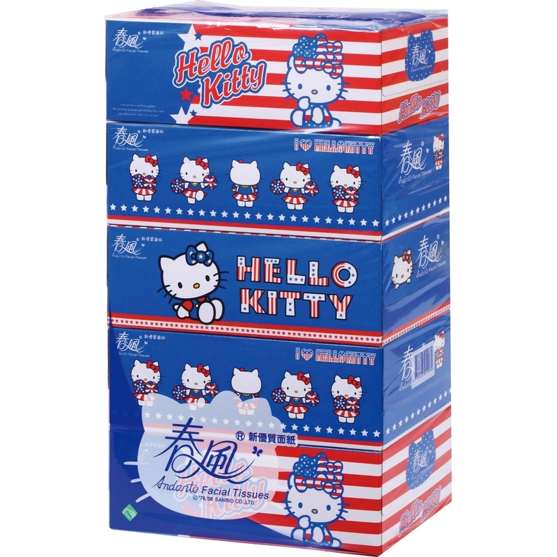 春風Hello Kitty盒裝面紙, , large