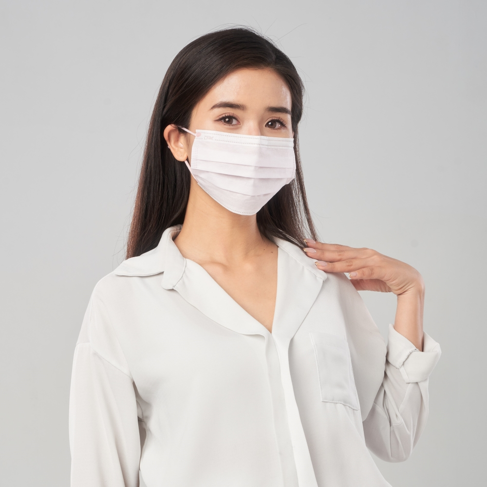 【DRX達特世】羽量級-醫用平面口罩-粉嫩五色-(25入), , large