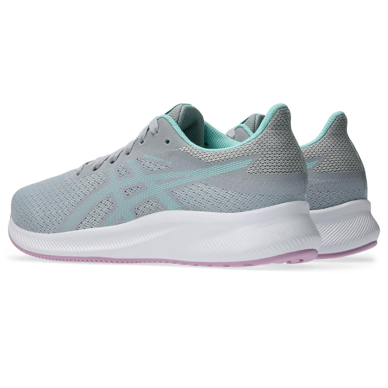 [秉宸] ASICS PATRIOT 13 女慢跑鞋 灰綠白 1012B312-024, , large