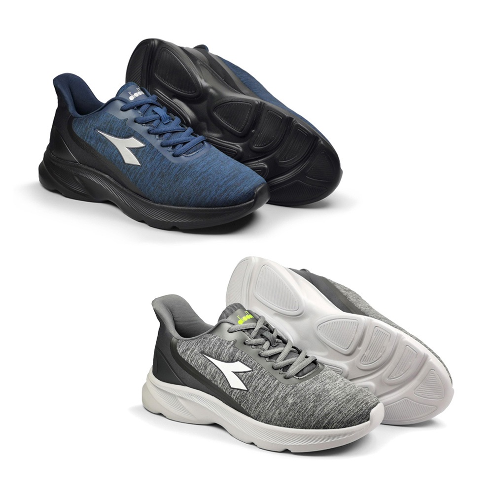 DIADORA迪亞多那 防潑水時尚運動鞋 男運動鞋 男鞋 寬楦 高腳背 反光 康特杯 輕量 減壓 棉鞋墊 止滑 藍 灰, , large