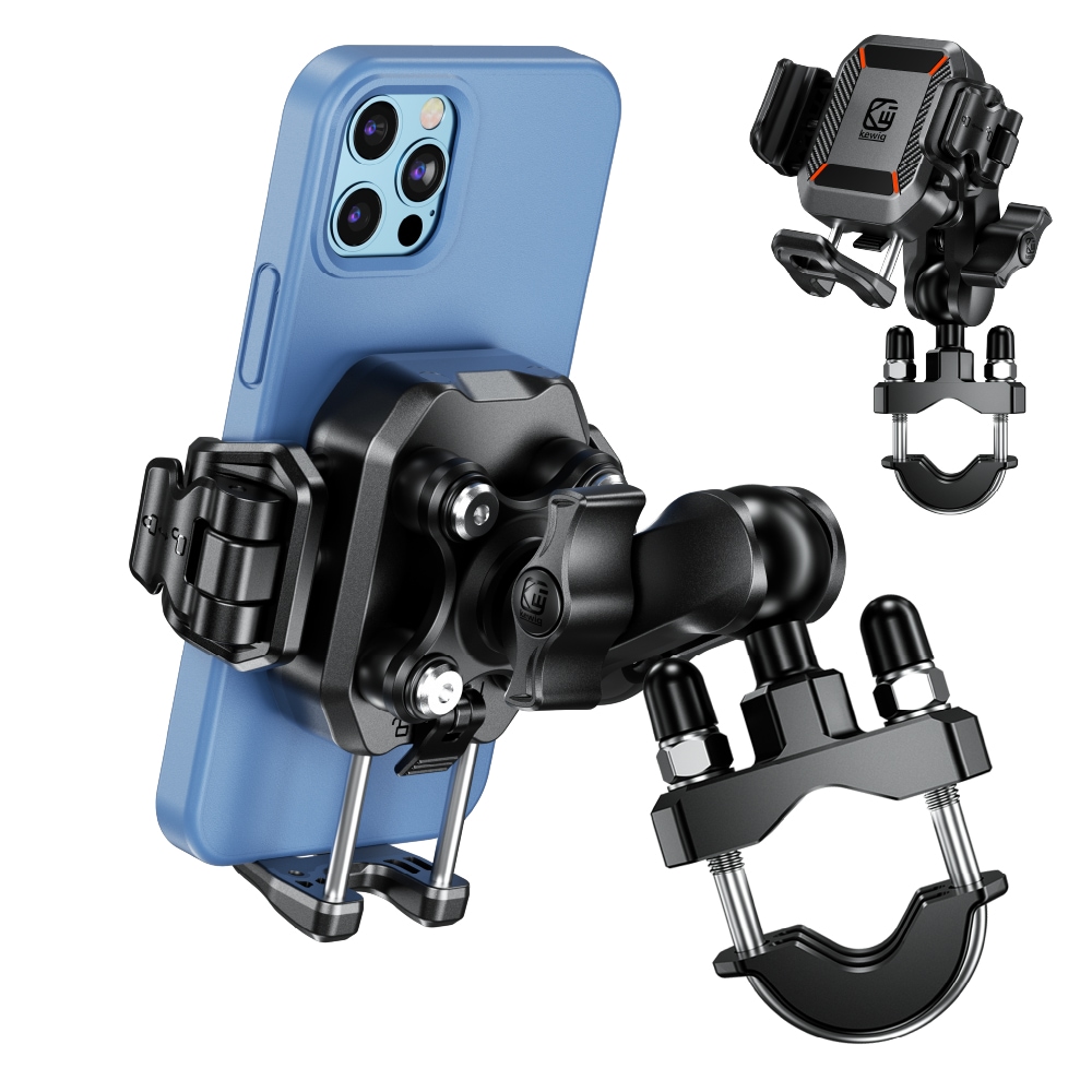  KEWIG M33-C5 motorcycle phone holder U-shaped handlebar, , large
